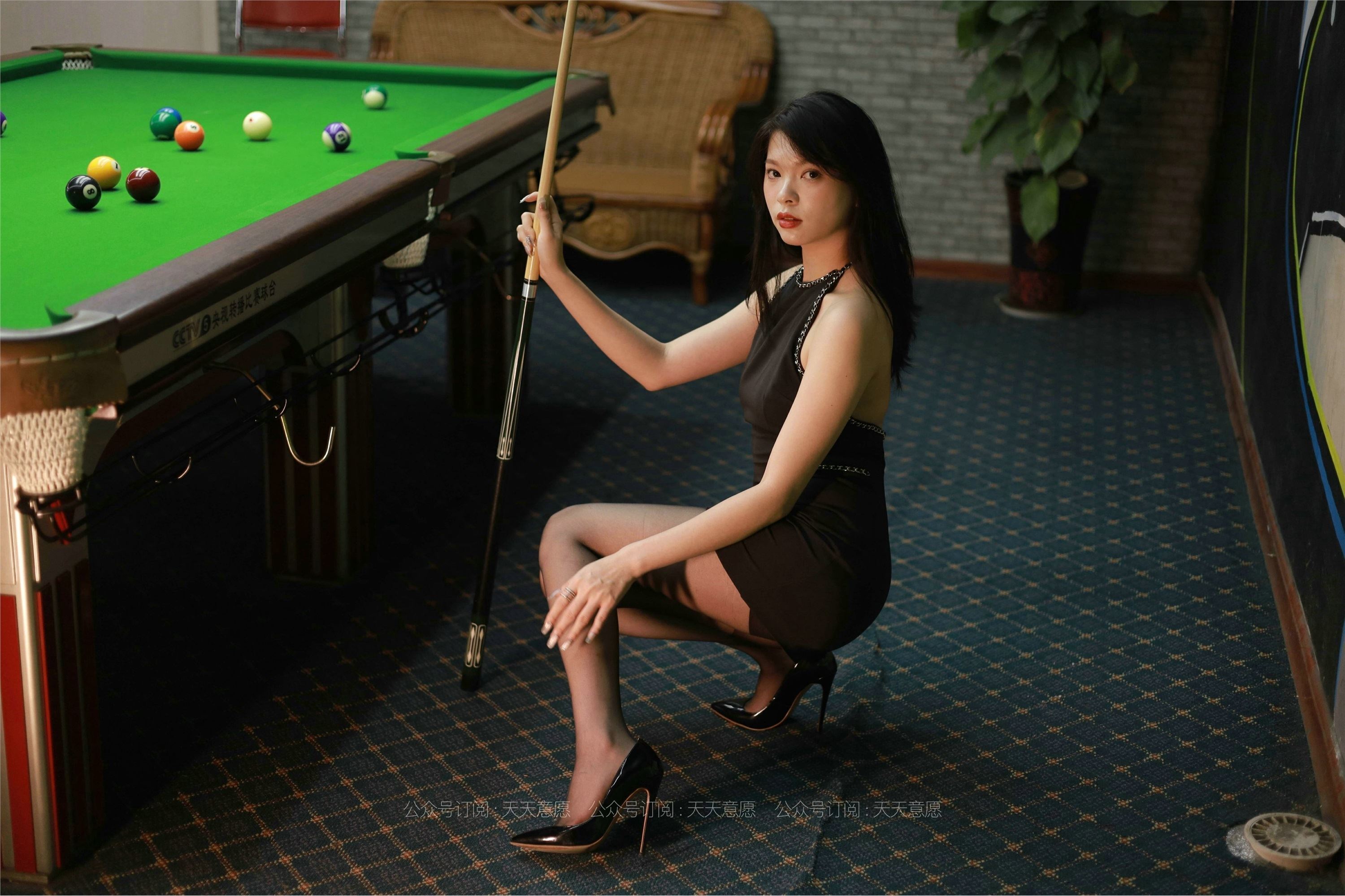 IESS异思趣向  2021.08.12 丝享家887：小七《台球长腿辣妹》